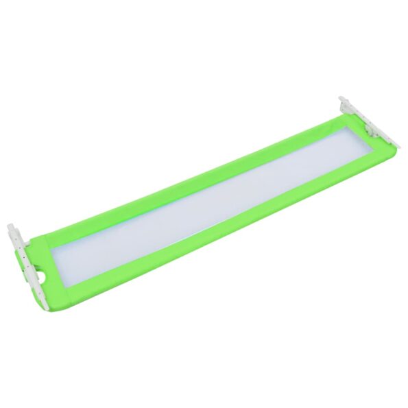 vidaXL Zábrana na detskú posteľ, zelená 180x42 cm, polyester – Obrázok 4