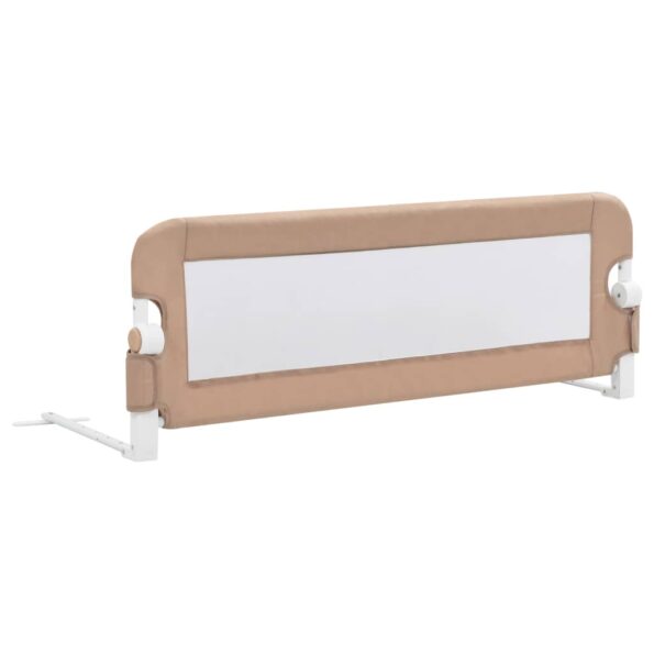 VXL8718475799337_a_en_hd_1.jpg vidaXL Zábrana na detskú posteľ, sivohnedá 120x42 cm, polyester – Obrázok 2