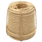 vidaXL Lano, 100% sisal 14 mm, 100 m