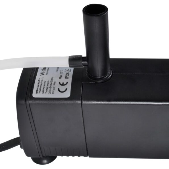 Filter do akvária s aktívnym uhlím 600L/h – Obrázok 3