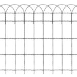 vidaXL Záhradné oplotenie, železo s práškovou úpravou 25x0,65 m – Obrázok 3