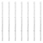 vidaXL Drôtené pletivo+stĺpiky, pozinkovaná oceľ 15x1 m, strieborné – Obrázok 7