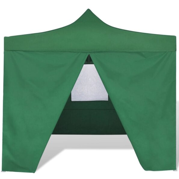 vidaXL Zelený skladací párty stan so 4 stenami 3 x 3 m – Obrázok 2