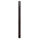 vidaXL Paraván z bambusu, tmavohnedý, šírka 250 cm, výška 165 cm – Obrázok 3