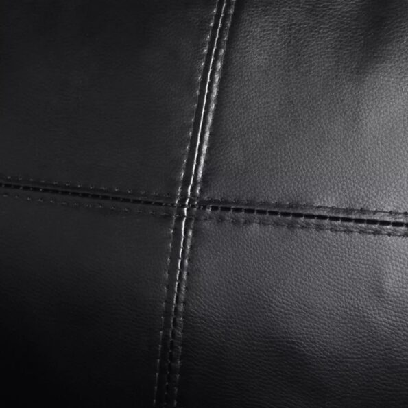 vidaXL Modulárna pohovka, 3-miestna, umelá koža, čierna – Obrázok 3