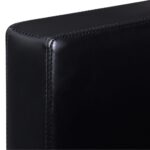 vidaXL Modulárna pohovka, 3-miestna, umelá koža, čierna – Obrázok 7