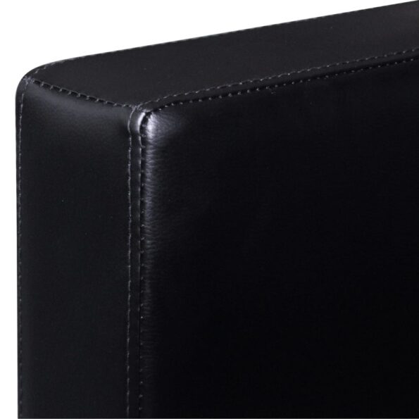 vidaXL Modulárna pohovka, 3-miestna, umelá koža, čierna – Obrázok 7