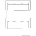 vidaXL Modulárna pohovka, 3-miestna, umelá koža, čierna – Obrázok 8