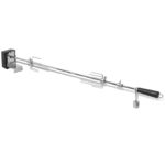 vidaXL Grilovací ražeň s motorčekom, oceľ, 1000 mm – Obrázok 3