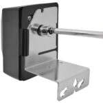 vidaXL Grilovací ražeň s motorčekom, oceľ, 1000 mm – Obrázok 4