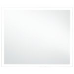 vidaXL Kúpeľňové LED nástenné zrkadlo 80x60 cm – Obrázok 2
