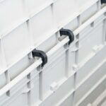 vidaXL Záhradný úložný box 280 l bledošedý – Obrázok 2