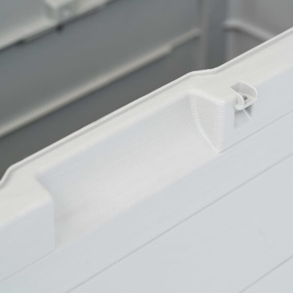 vidaXL Záhradný úložný box 280 l bledošedý – Obrázok 3