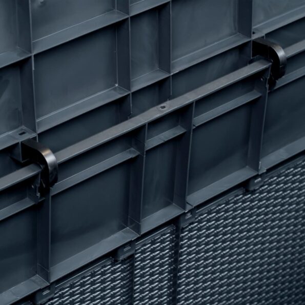 vidaXL Záhradný úložný box antracitový 320 l – Obrázok 2