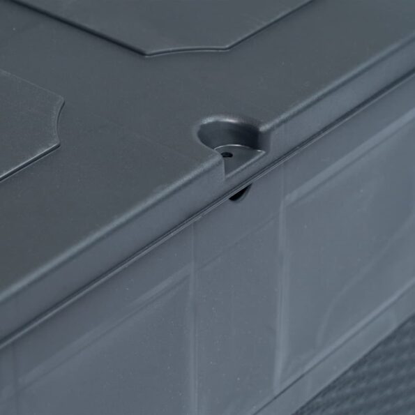 vidaXL Záhradný úložný box antracitový 320 l – Obrázok 5