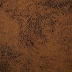 vidaXL Lavička s opierkami 140 cm hnedá umelá semišová koža – Obrázok 3