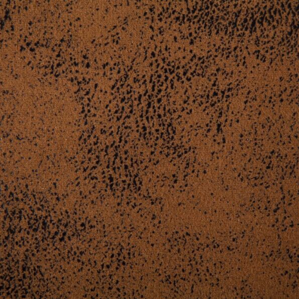 vidaXL Lavička s opierkami 140 cm hnedá umelá semišová koža – Obrázok 3