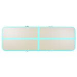 vidaXL Nafukovacia žinenka s pumpou 400x100x10 cm PVC zelená – Obrázok 6