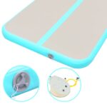 vidaXL Nafukovacia žinenka s pumpou 400x100x10 cm PVC zelená – Obrázok 8