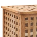 vidaXL Kôš na bielizeň 39x39x65 cm masívne orechové drevo – Obrázok 5