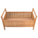 vidaXL Úložná lavica 93x49x49 cm masívne orechové drevo – Obrázok 5