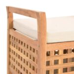 vidaXL Úložná lavica 93x49x49 cm masívne orechové drevo – Obrázok 6