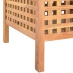 vidaXL Úložná lavica 93x49x49 cm masívne orechové drevo – Obrázok 7