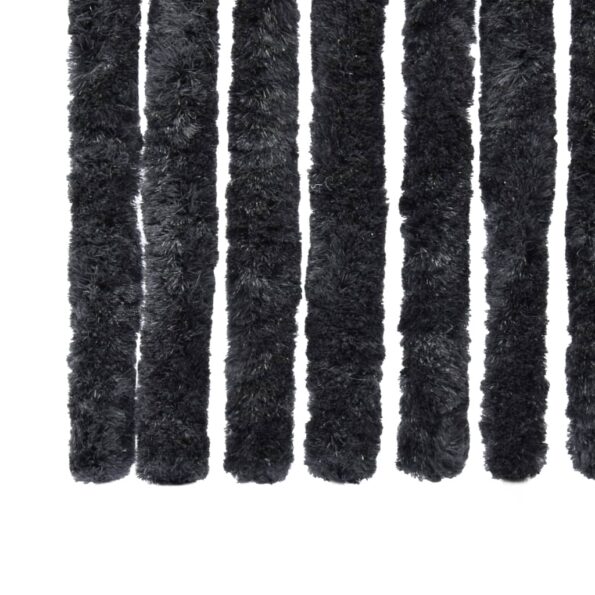 vidaXL Záves proti hmyzu, antracitový 90x220 cm, ženilka – Obrázok 6