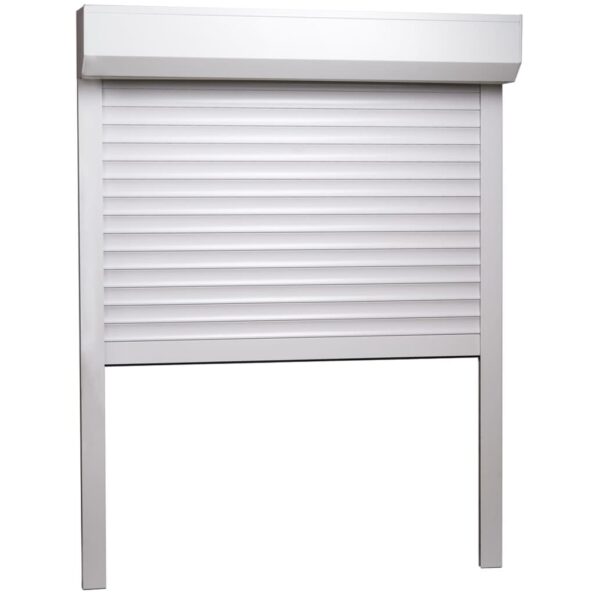 vidaXL Predokenná roleta, hliník 70x100 cm, biela – Obrázok 3