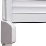 vidaXL Predokenná roleta, hliník 70x100 cm, biela – Obrázok 5