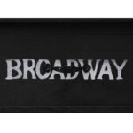 vidaXL Konzolový stolík čierny 110x45x76 cm drevený – Obrázok 7