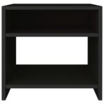 vidaXL Nočný stolík čierny 40x30x40 cm drevotrieska – Obrázok 4