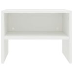 vidaXL Nočné stolíky 2 ks biele 40x30x30 cm drevotrieska – Obrázok 5