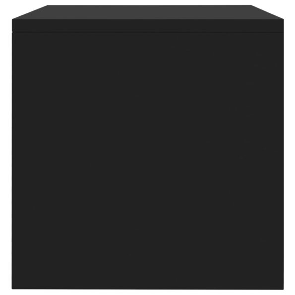 vidaXL Nočné stolíky 2 ks, čierne 40x30x30 cm, kompozitné drevo – Obrázok 6