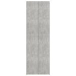 vidaXL Kancelárska skrinka, betónovo sivá 60x32x190cm kompozitné drevo – Obrázok 6