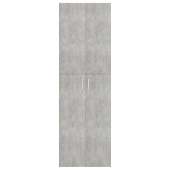 vidaXL Kancelárska skrinka, betónovo sivá 60x32x190cm kompozitné drevo – Obrázok 6