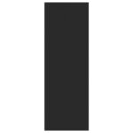 vidaXL Knižnica/komoda, čierna 66x30x97,8 cm, kompozitné drevo – Obrázok 7