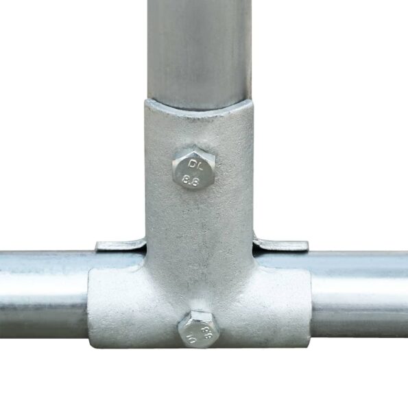 vidaXL Vonkajšia klietka pre sliepky 2,75x2x1,92 m, pozinkovaná oceľ – Obrázok 4