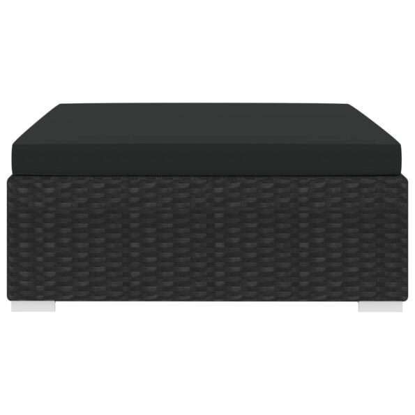 VXL8719883725239_g_en_hd_2.jpg vidaXL Taburetka 1 ks s podložkou, polyratan, čierna – Obrázok 3