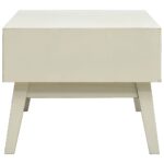vidaXL Konferenčný stolík 2 zásuvky vyrezávaný sivý 110x50x40 cm drevo – Obrázok 6