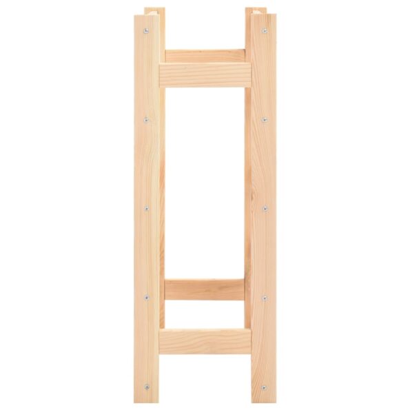 vidaXL Stojan na víno na 20 fliaš, borovicové drevo – Obrázok 3