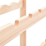 vidaXL Stojan na víno na 20 fliaš, borovicové drevo – Obrázok 5