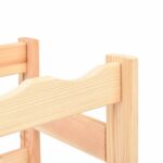 vidaXL Stojan na víno na 42 fliaš, borovicové drevo – Obrázok 4