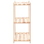 vidaXL Regál s 3 policami 60x38x90 cm, borovicový masív 150 kg – Obrázok 4