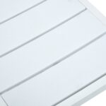 vidaXL Záhradné stoličky 4 ks, biele, HDPE, drevený vzhľad – Obrázok 6