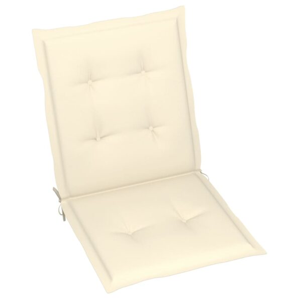 vidaXL Podložky na záhradné stoličky, nízke operadlo 4 ks 100x50x3 cm – Obrázok 4