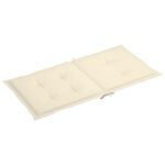 vidaXL Podložky na záhradné stoličky, nízke operadlo 4 ks 100x50x3 cm – Obrázok 5