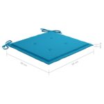 vidaXL Podložky na záhradné stoličky 2 ks 50x50x4 cm, oxfordská látka – Obrázok 8