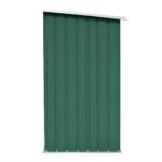 vidaXL Záhradná kôlňa na drevo z galvanizovanej ocele 163x83x154 cm zelená – Obrázok 4