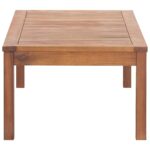 vidaXL 4-dielna záhradná sedacia súprava, podložky, akáciový masív – Obrázok 5